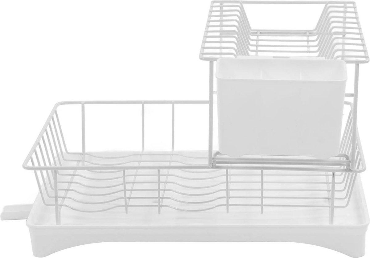 Goedkoopste 2 Tier Space Saving Iron Dish Drainers Rack voor Aanrechtkast - Dish Drying Rack