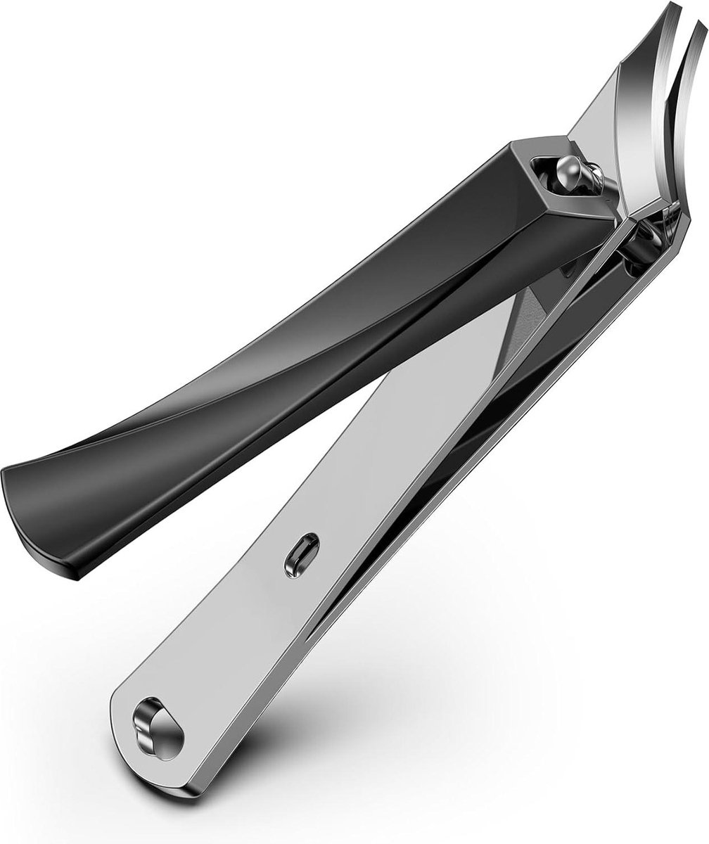 Schuine gebogen nagelknipper voor dikke teennagels en ingegroeide nagels Podoloog nagelknipper met ergonomisch handvat