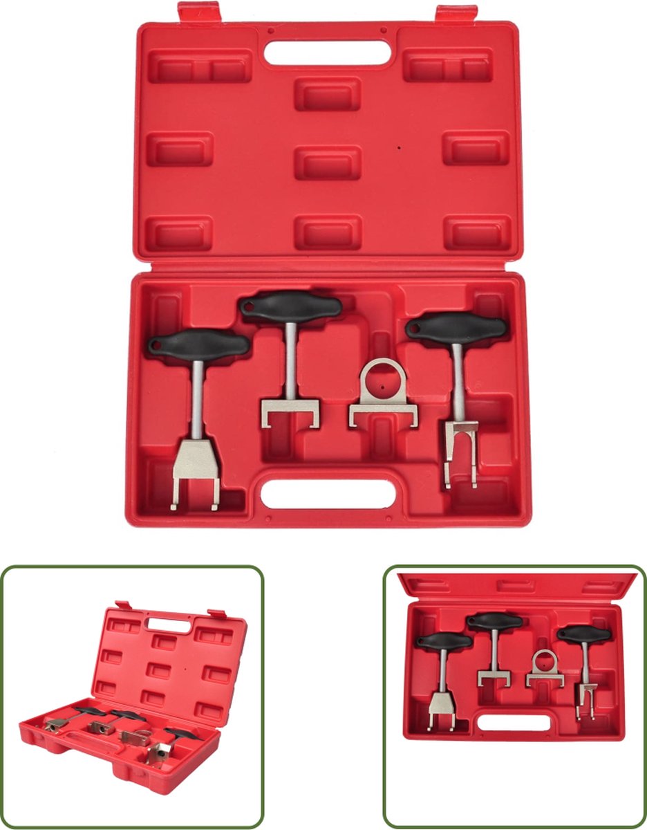 vidaXL Vw Tools - Bobine Trekset - 4-delige Bobinetrekkerset voor VW Audi - Audi Tools - Autogereedschap - Motoronderdelen