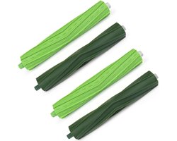Set van 2 rollen borstels voor iRobot Roomba, reserveonderdelen voor iRobot Roomba E Serie E5 E6 i Serie i7 i7+ i7 Plus i3 i3+ Robotik 4 rubberen borstels