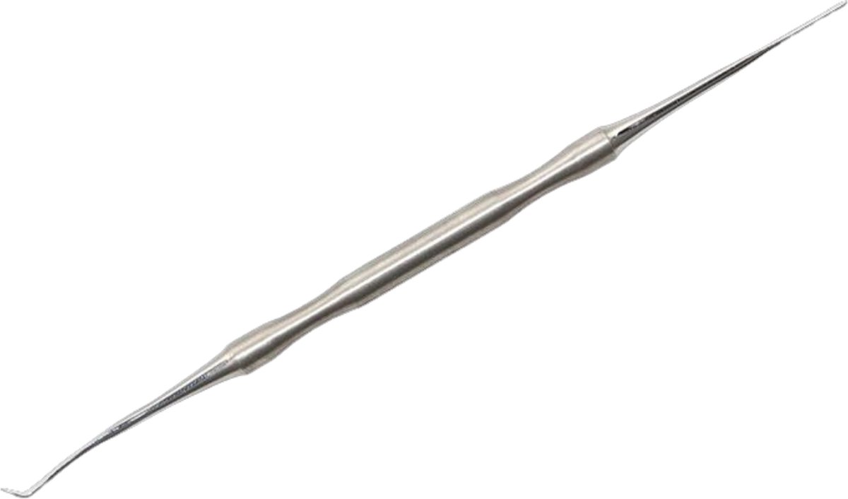 Goedkoopste Merbach nagelheffer, dubbelzijdig, ergonomische handgreep (glad), 16 CM