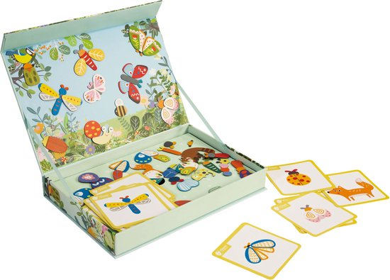Classic World magneetkoffer insectenwereld magnetisch speelgoed educatief.