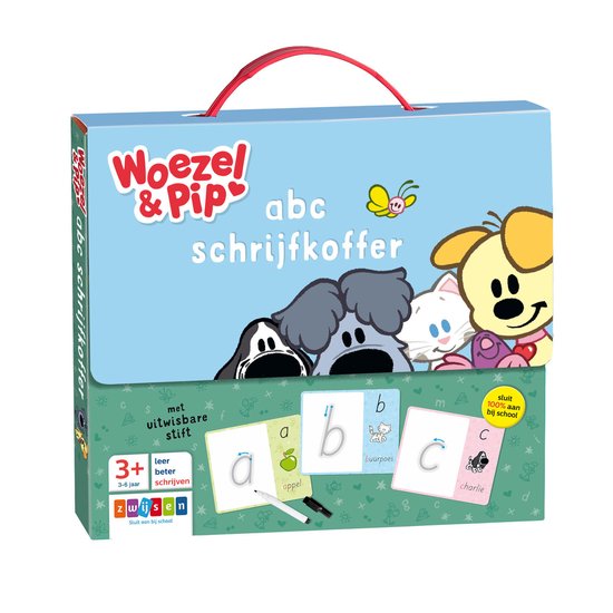 Woezel & Pip - abc schrijfkoffer