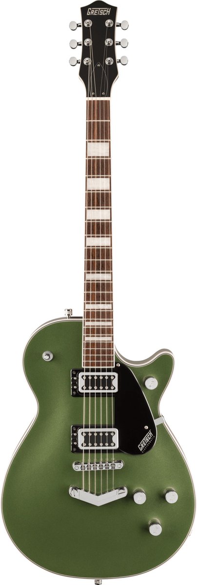 Gretsch G5220 Electromatic Jet BT Single-Cut V Stoptail Olive Metallic - Elektrische gitaar