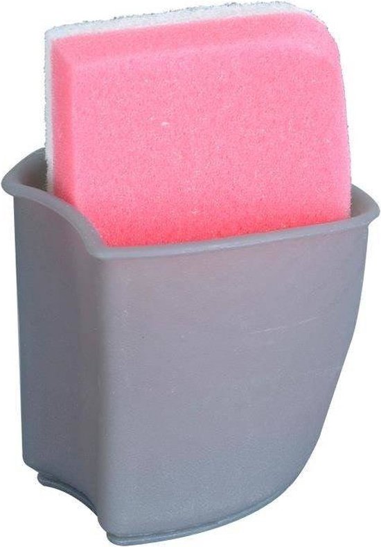 Zeepdispenser set keuken zwart - afwasmiddeldispenser & handzeepdispenser met sponshouder en borstelhouder - 4-in-1 organizer voor gootsteen