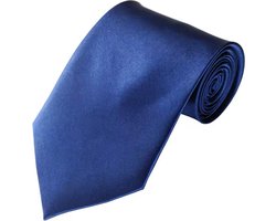 CHPN - Stropdas - Donkerblauwe stropdas - Das - Tie - Dark Blue tie - Polyester - Universeel - Accessoire - Donker blauwe das