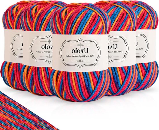 BgnEhRfL Fil,Fil à Tricoter, Fil à Tricoter 50 G, Fil Camouflage Au Crochet, Corde Tricotée à La Main For Projets De Bricolage à Domicile, Fabrication