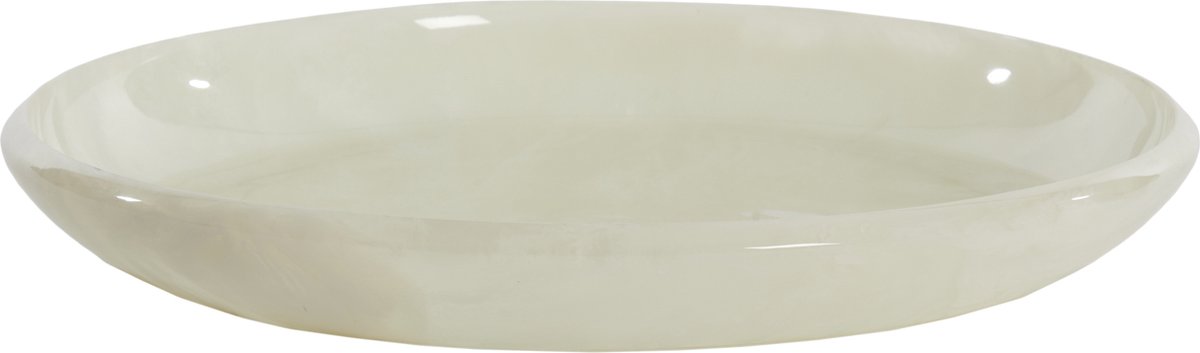 Schaal BELAWAN - Ø44x4cm - Wit