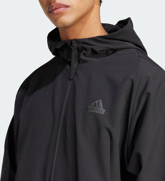 adidas Sportswear Z.N.E. Woven Trainingsjack met Capuchon - Heren - Zwart-  M | bol
