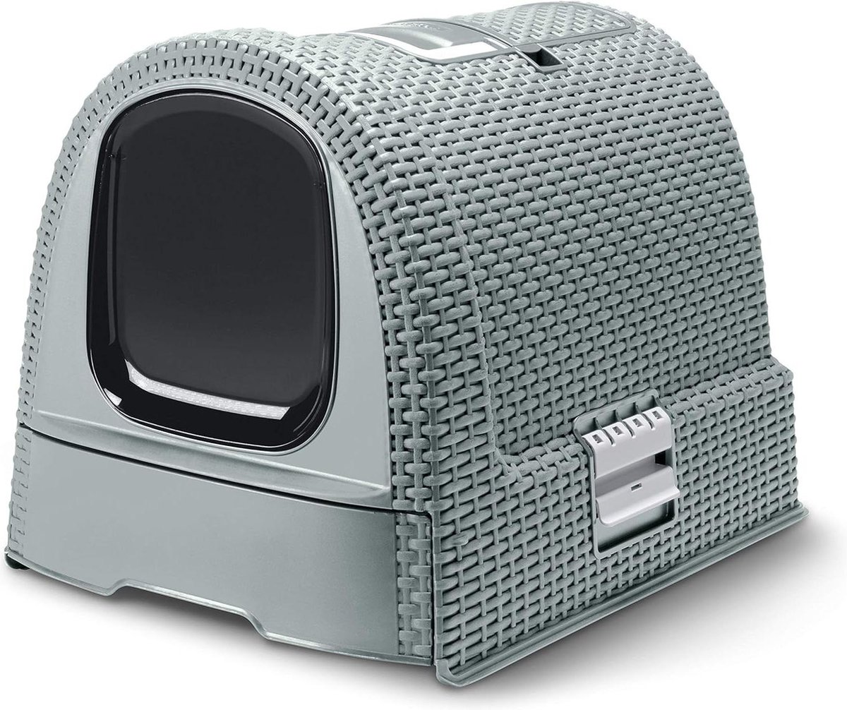 Kattenbak Lichtblauw - Kattenbak met Hoge Rand - 51 x 38,5 x 39,5 cm - 1 Maat kattenbak