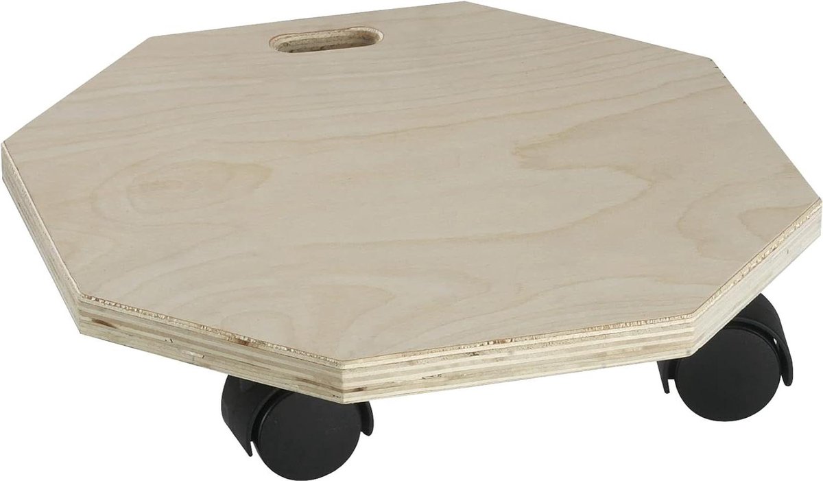 Octo transportroller - draagkracht 80 kg - 280 x 280 mm - meubelroller - KS-wielen