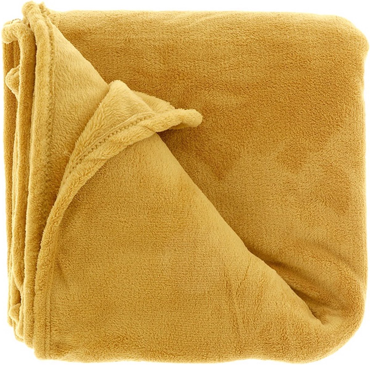 D- Unique Living | Plaid Claudi 150x200cm mellow yellow