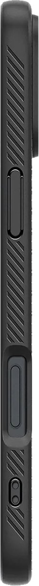 iPhone 16 Hoesje Spigen Liquid Air TPU Zwart - Slank, Shockproof, Grip, Draadloos Opladen - Afbeelding 4