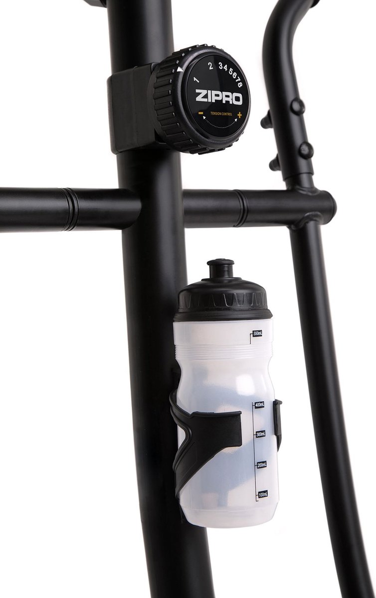 ZIPRO BURN GOLD - Magnetische Crosstrainer - 120kg Belasting - Vliegwiel 7kg - Hartslag - Compact - Zwart/Goud thumbnail 6