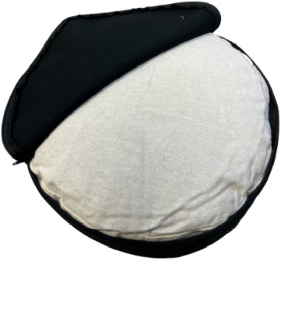 YogaStyles meditatiekussen Symbolic - dubbele vajra - zwart & rood van YogaStyles — afbeelding 3