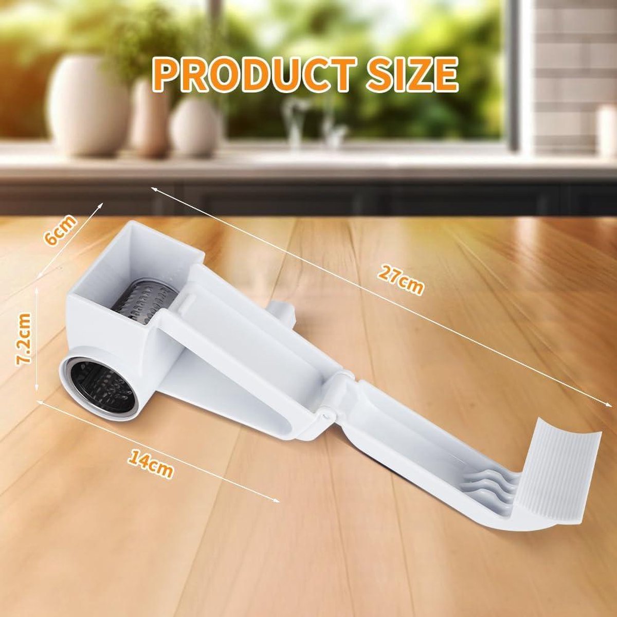 Râpe Manuelle Star Monaco : Polyvalente & Durable | Compatible Lave- Vaisselle | Food Tools