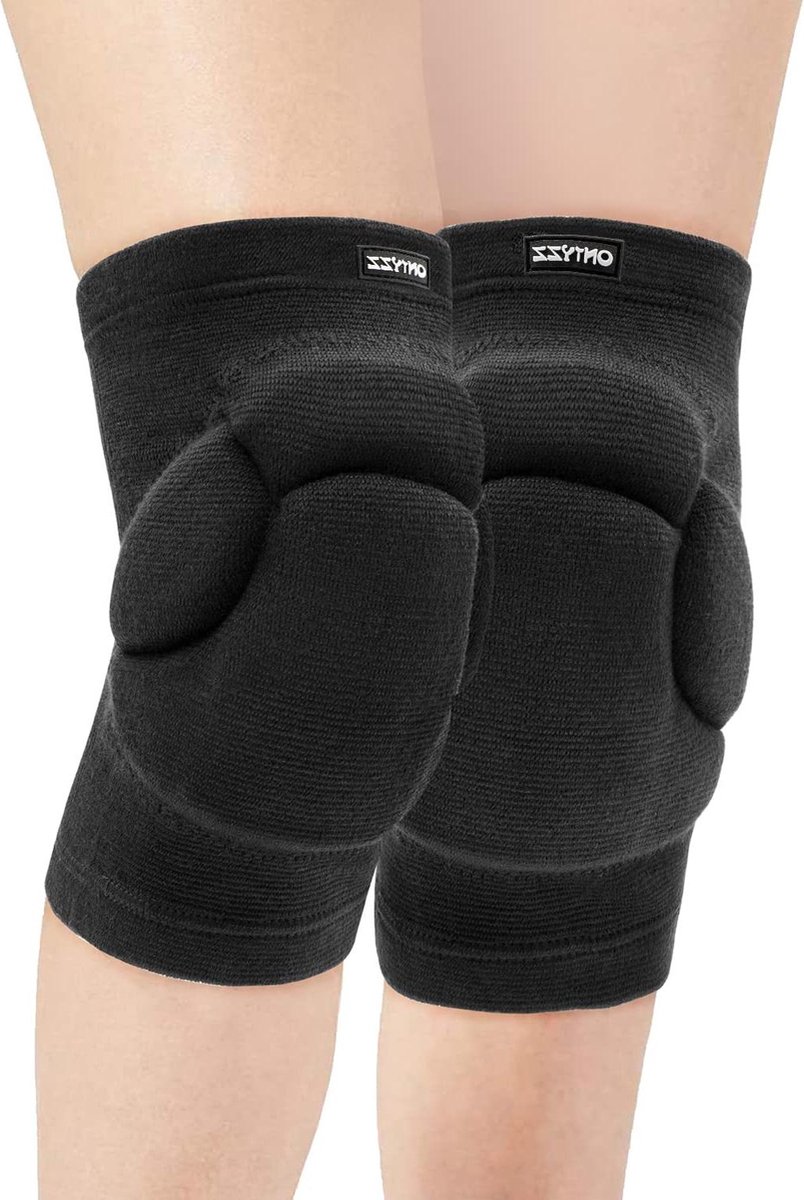 Volwassenen Junioren Zachte Elastische Kniebandage Dikke Kniebescherming Yoga Pilates Handbal Basketbal Dansen - Kniebeschermers Volleybal