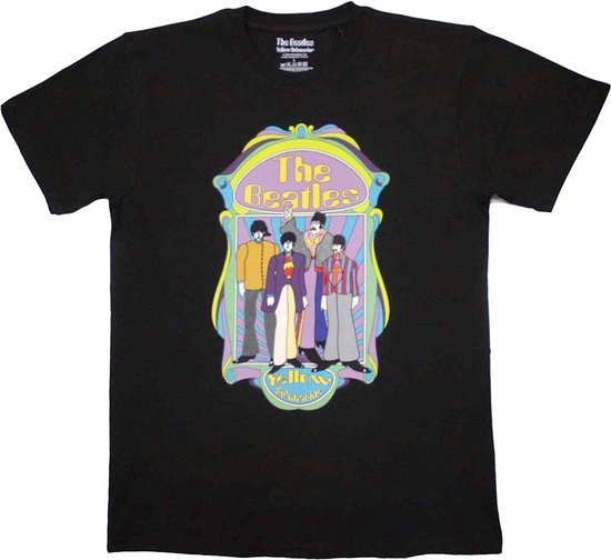 The Beatles - Yellow Submarine Sub Band Frame v2 Heren T-shirt - XL - Zwart