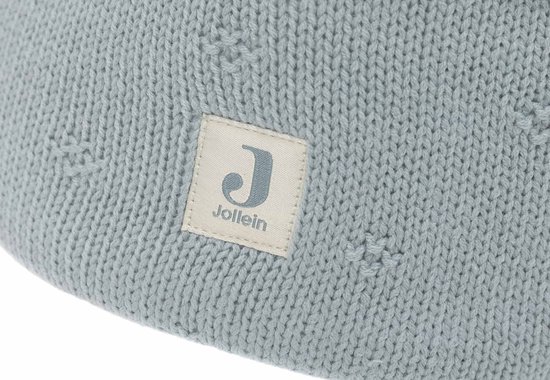 Jollein - Commodemandje - Commode Mandje voor Babykamer- 14x18cm - Opbermand - Cosy Knit Sea Green — afbeelding 2