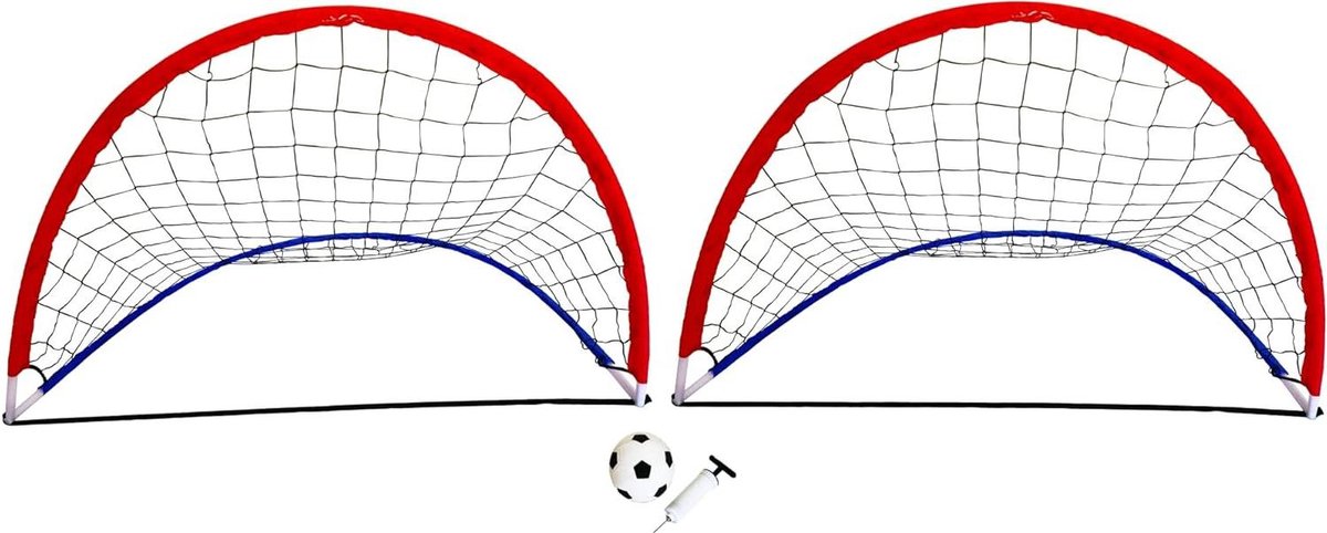 Tuinvoetbaldoelen - Met bal en pomp - Fun garantie