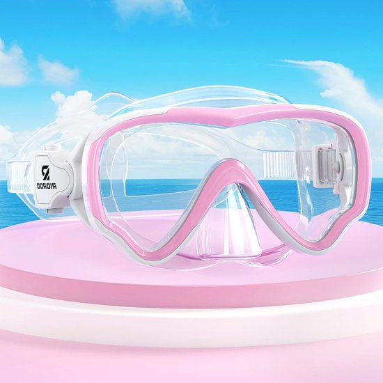 Zwembril voor Kinderen – Snorkelmasker & Duikbril in Eén – Anti-Fog 180