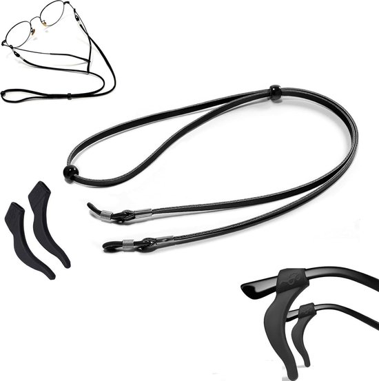 4 Stuks Verstelbare Brillenriem Drijvende Brillenband Siliconen Elastische Band Gebruikt Voor Niet Slip Sportglazen Kinderglazen Band Met Nasale Pads (meerdere kleur