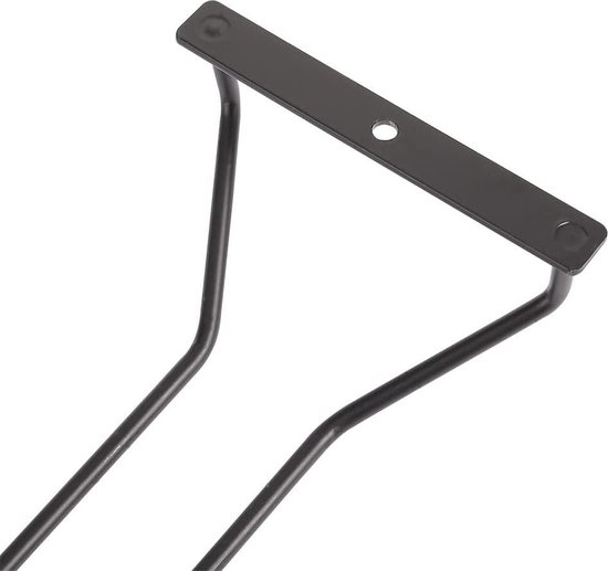 Abs wijnglas rack, geen boren wijnglazen houder onder plank &kabinet