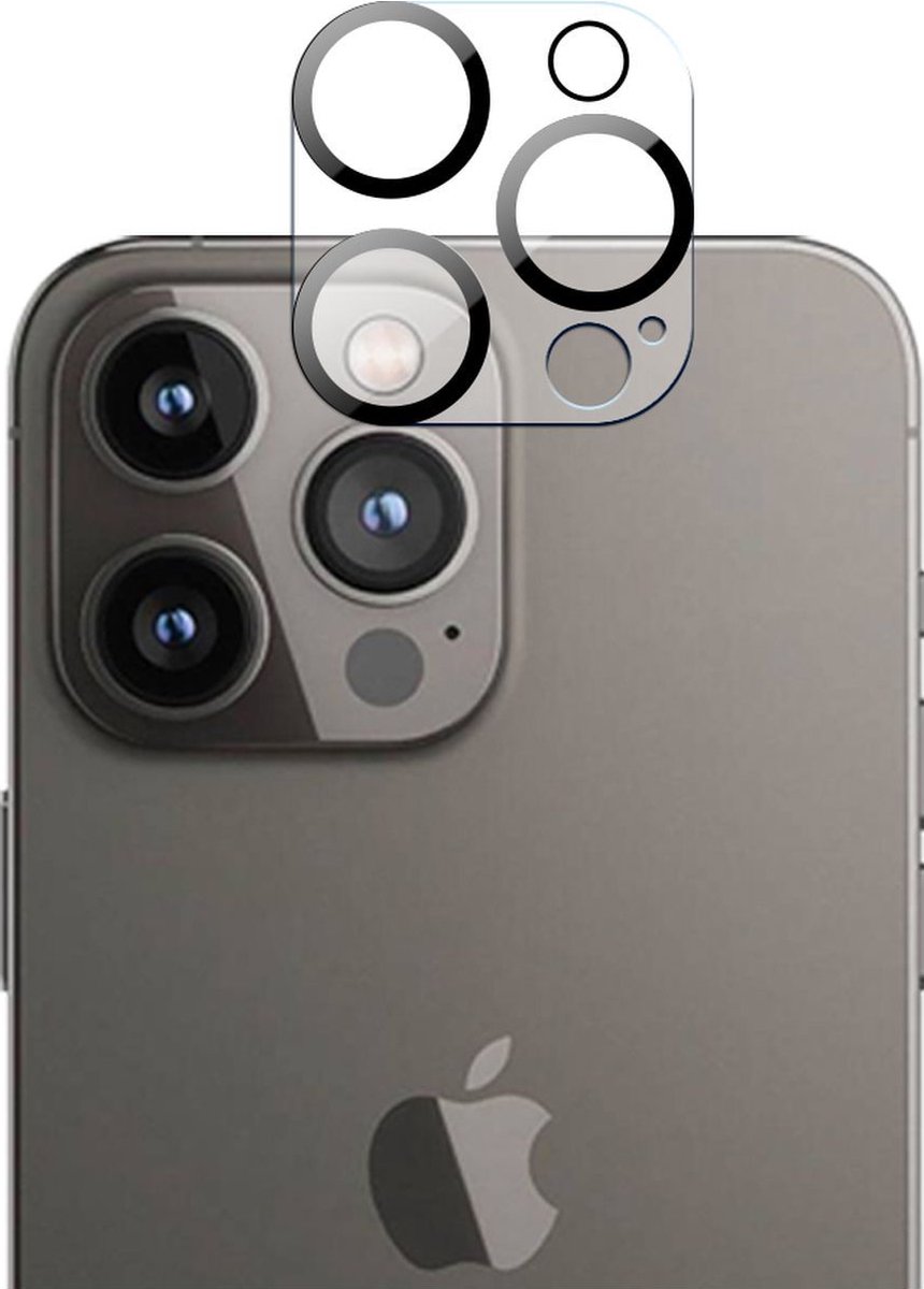 Mobigear Screenprotector geschikt voor Apple iPhone 16 Pro Glazen | Mobigear Camera Protector - Case Friendly