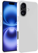 Coque adaptée pour iPhone 16, coque en Siliconen – Coque adaptée pour iPhone 16, coque – Wit