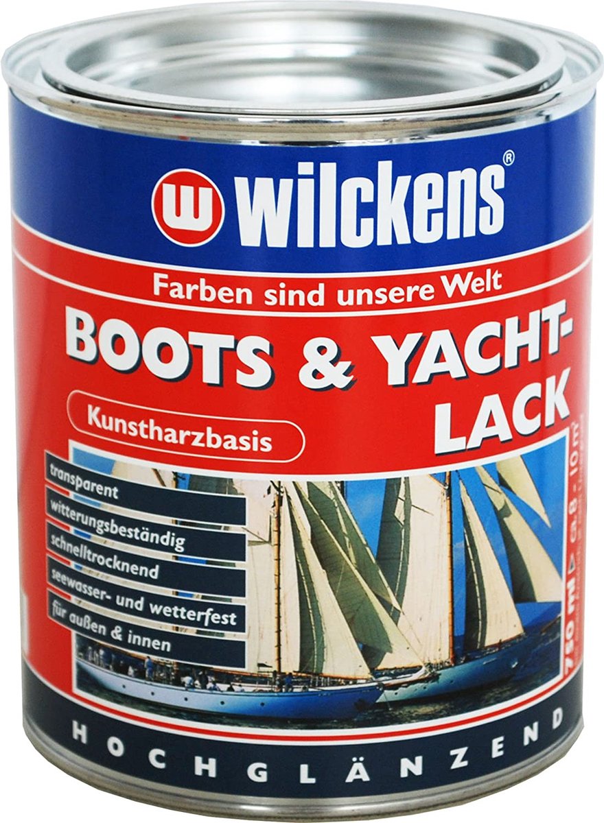 Wilckens Jachtlak Blank 0,75 L Hoogglans