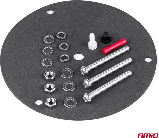 AMiO Feu Clignotant LED Éclairage de secours avec Aimant 80LED 12/24V Oranje