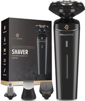 Rasoir électrique 4 en 1 pour hommes - Options de rasage étanche, humide et sec, tondeuse à barbe et tondeuse à poils de nez