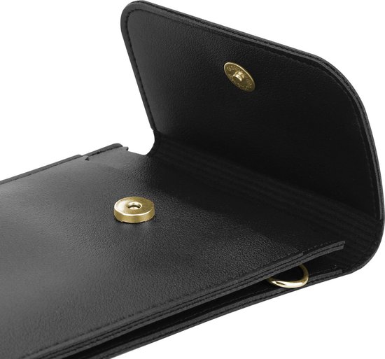 Étui portable adapté pour Realme 12 Pro en pochette noire, sac à main pour femme