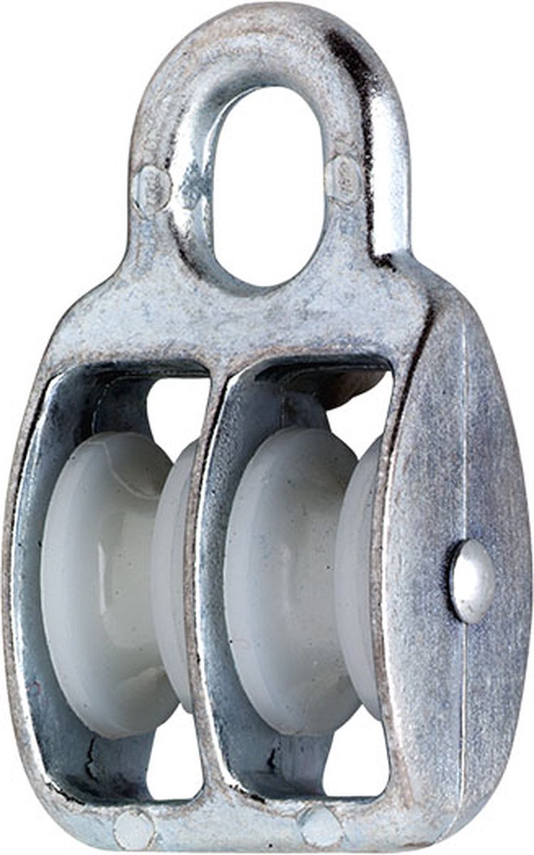 Wovar Katrol Dubbel voor max. 10 mm koord | Per Stuk