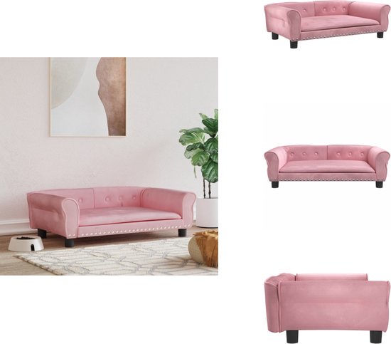 Hondenmand Faldi rond roze | Boss&Dog