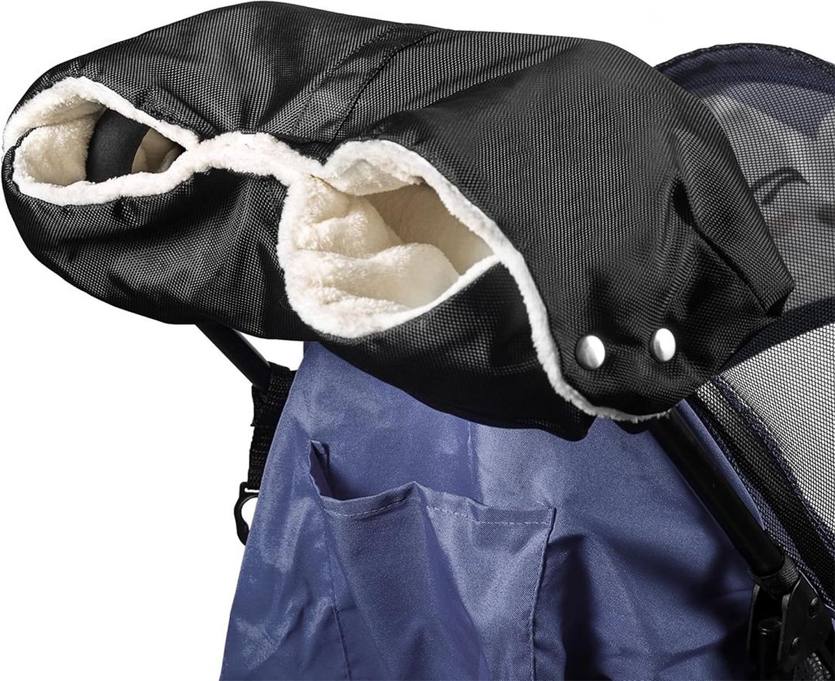 Goedkoopste White-label Handmoffen Scooter - Handwarmers Fiets - Handschoenen Winter - Wanten - Zwart
