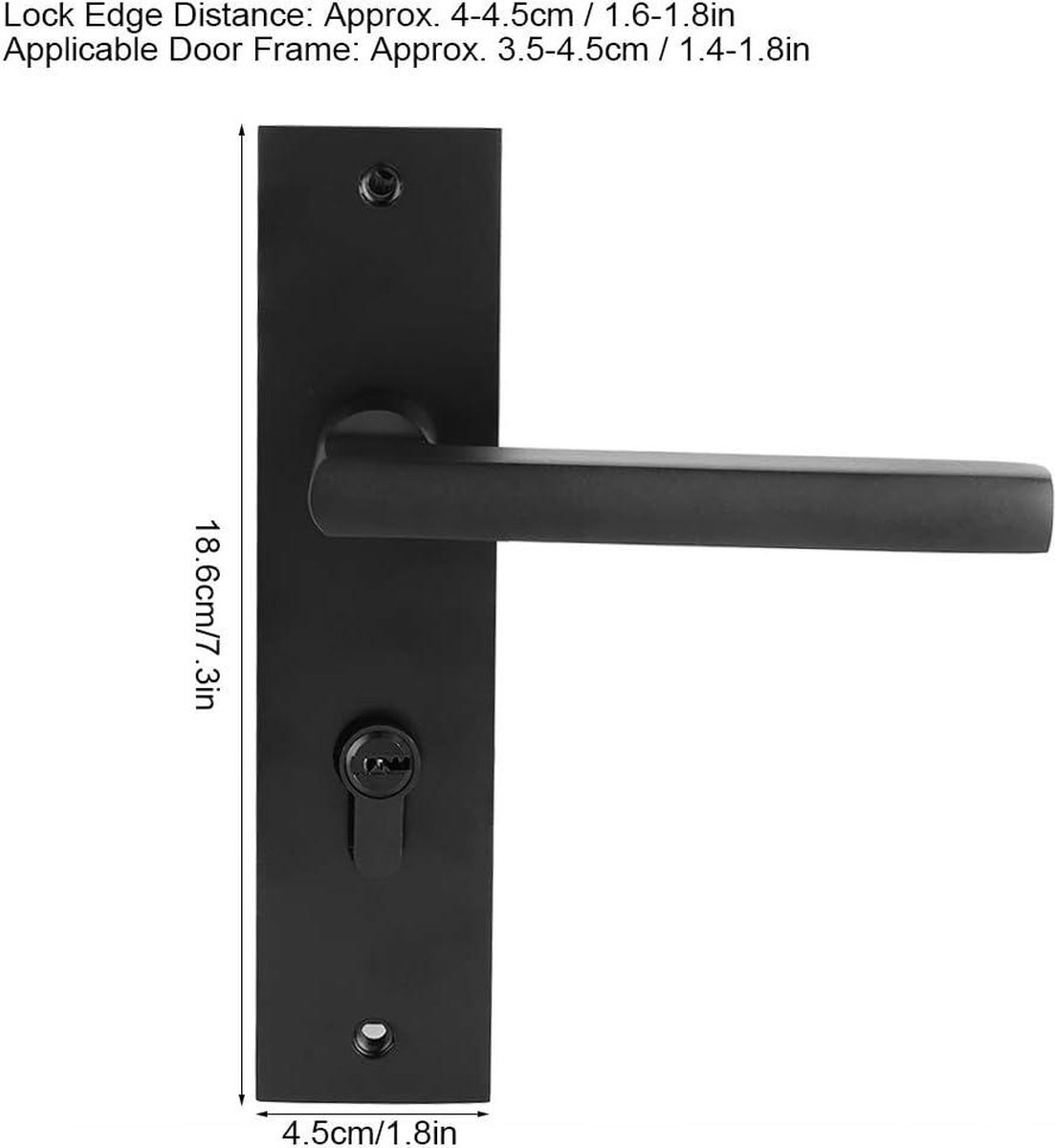 Deurklink SlotModern Interieur Mute Deurslot Slaapkamer Deurklink Slot Zinklegering Handvat Slot Deurklink Hardware Accessoires Badkamer
