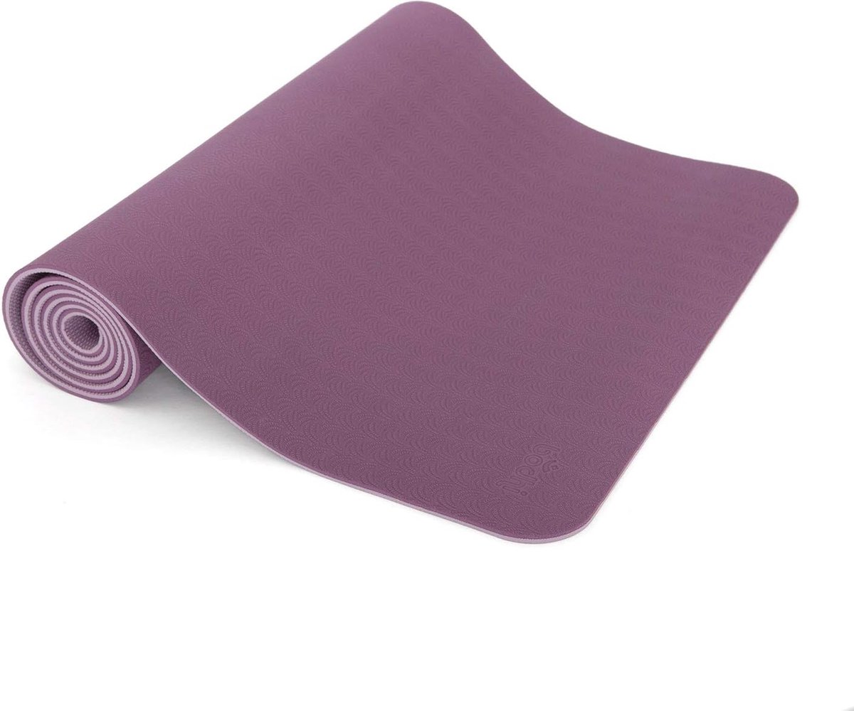 Antislip TPE Yogamat voor Gymnastiek, Pilates en Fitness - Zacht, Hypoallergeen en 100% Recyclebaar