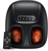 Bol.com Massage Apparaat Portable Foot Massager with Heat Plantar Fasciitis Shiatsu 3D Kneading Compression Electric Feet Massag... aanbieding