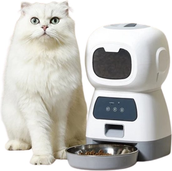 MiShar Automatische Dierenvoeder - Voerdispenser kat - Cat - MiShar - €120,95