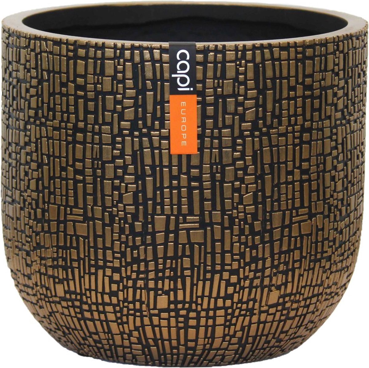 Capi Europe - Bloempot bol Skin - 9x8 - Goud - Opening Ø7 - Bloempot voor binnen - 5 jaar garantie - BSKGB139