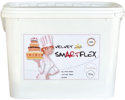 Smartflex Fondant - Wit Velvet Vanille 10kg