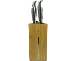 Bloc à couteaux Diamant Sabatier Riyouri - Set de couteaux 3 pièces - Bamboe