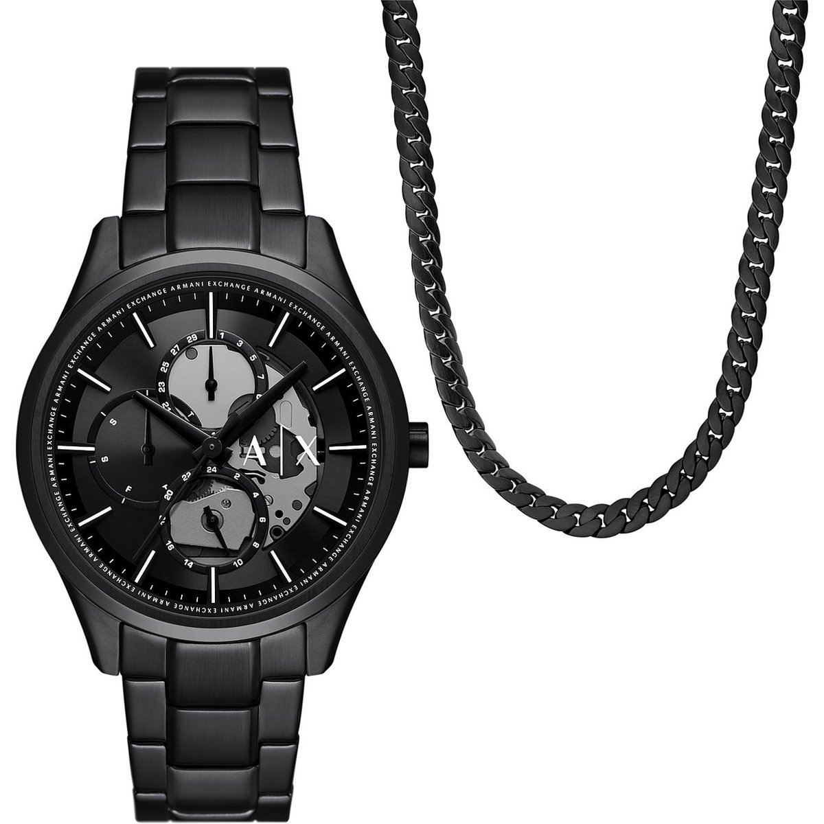 Armani Exchange AX7160SET Heren Horloge - Zwart