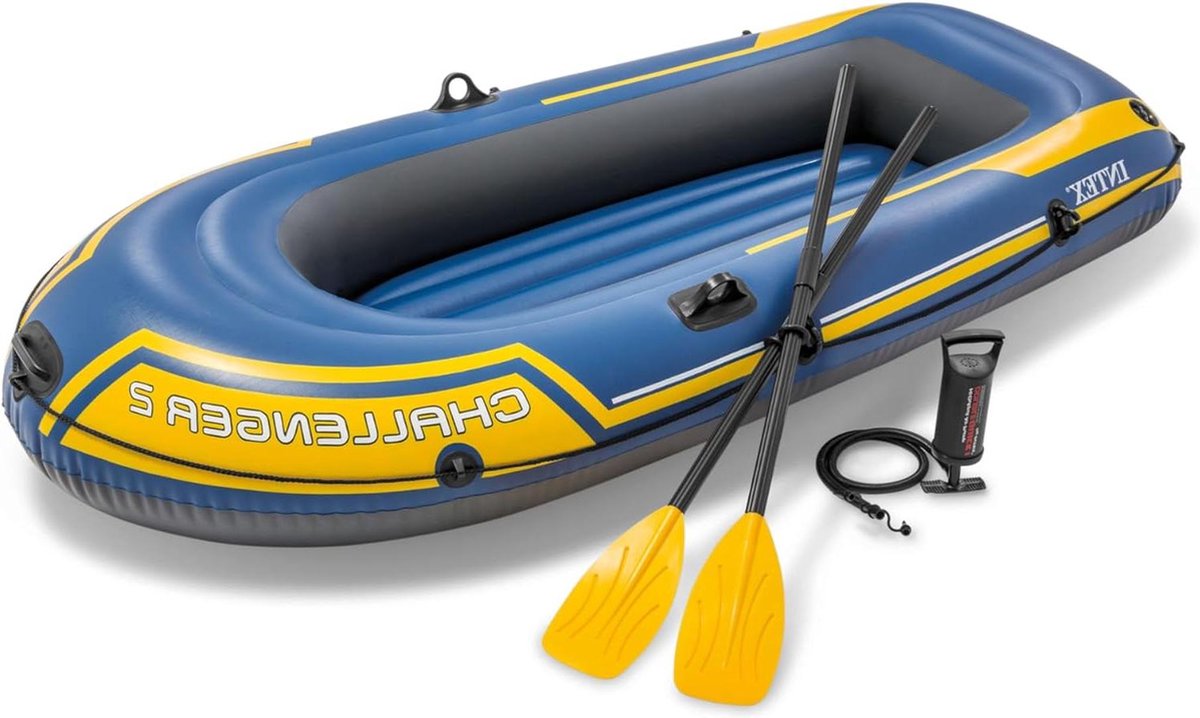 Opblaasboot Challenger 2-Persoons Set 236cm x 114cm x 41cm - Familieboot - Waterspeelgoed