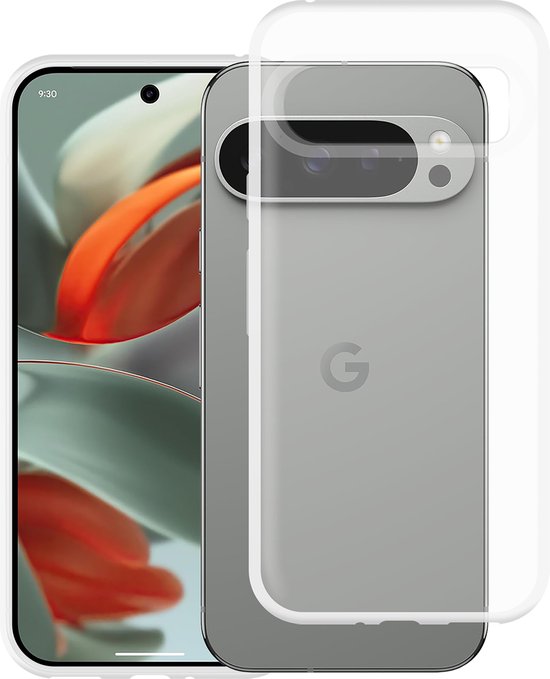 Étui Cazy Soft TPU adapté à Google Pixel 9 / 9 Pro - Transparent
