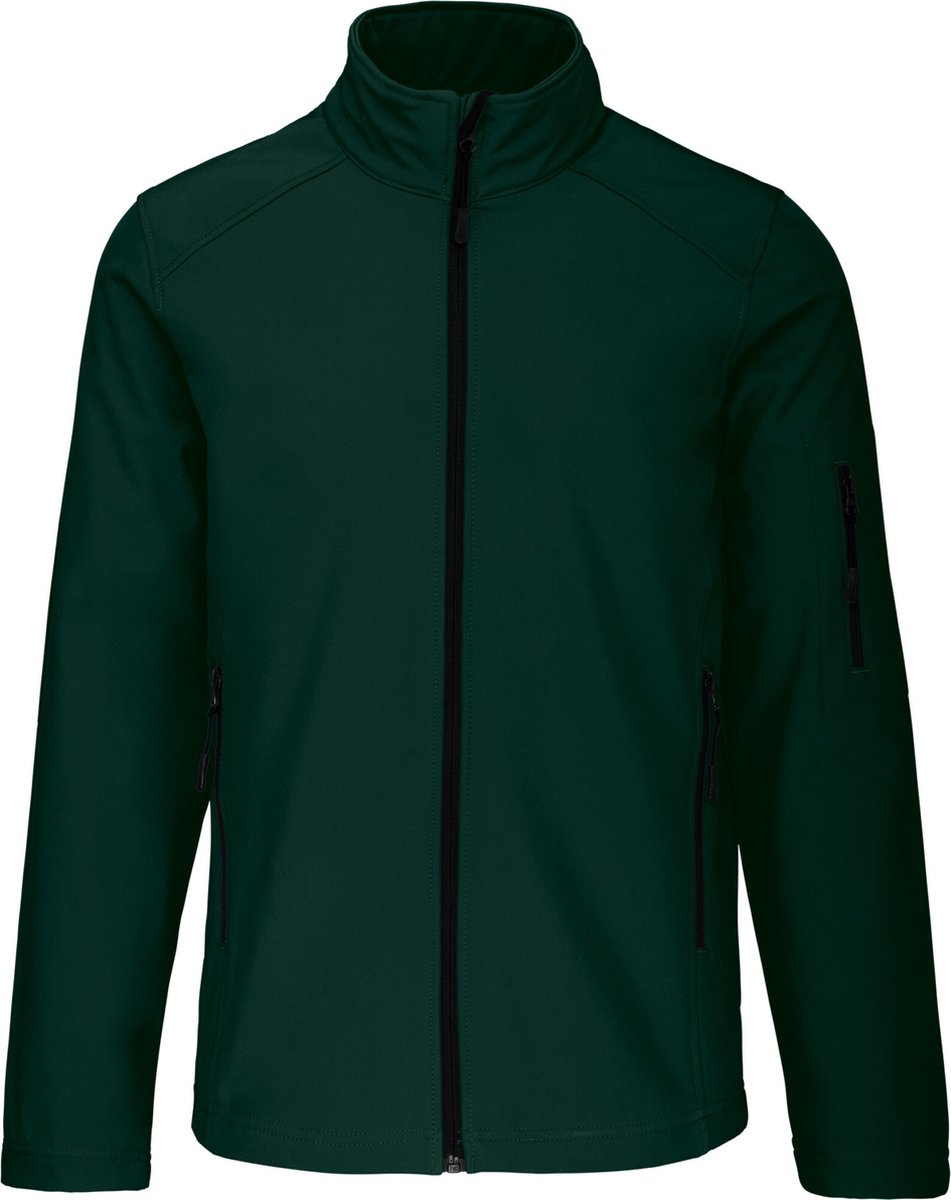 Kariban Softshell jas K401 - Bottle Green - S