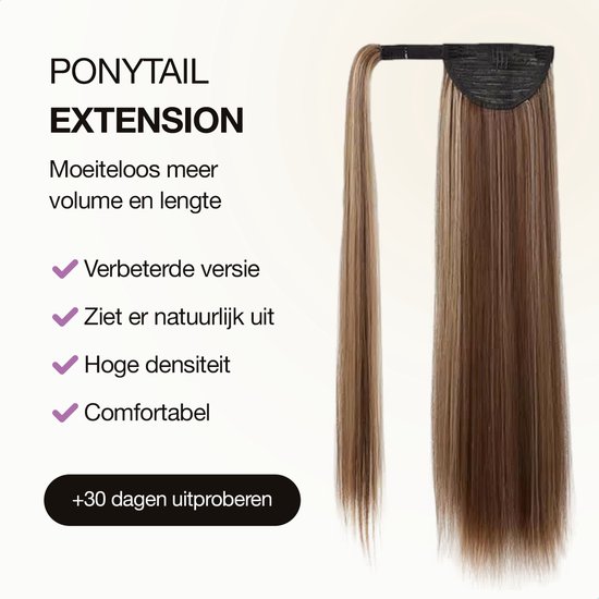 Paardenhaar tussenvoering plastron 80cm – pikeer/plak