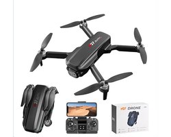 Drone H27 – HD live draaibaar Camera – Brushless Motor – Hovermode – Opvouwbaar quadcopter incl. tas