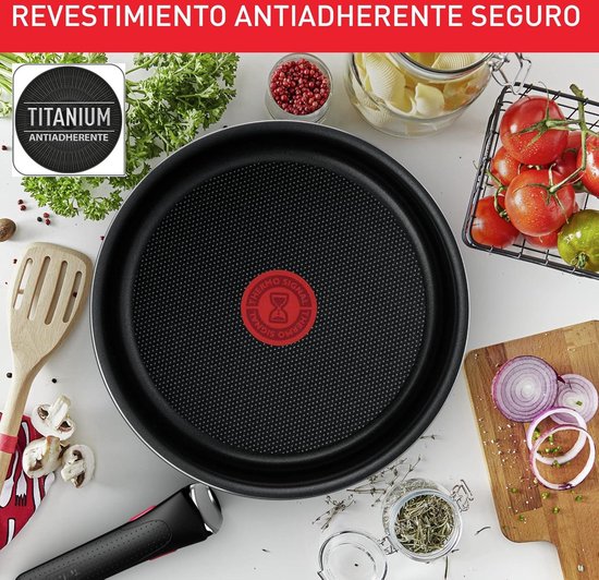 Tefal E304S3.JO7 Jamie Oliver Cook's Direct 3-delige koekenpannenset | 20, 24, 28 cm | geschikt voor inductie | vaatwasmachinebestendig | thermosignaal | roestvrij staal Tefal E304S3.JO7 Jamie Oliver Cook's Direct 3-delige koekenpannenset | 20, 24, 28 cm | geschikt voor inductie | vaatwasmachinebestendig | thermosignaal | roestvrij staal